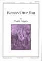 Blessed Are You SATB choral sheet music cover